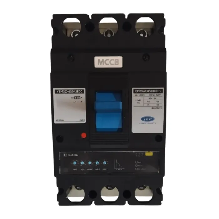 IEP Powerproducts 630 Amp 3-Pole Moulded Case Circuit Breaker — YEM3Z6303