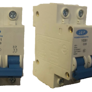 MCB63C/2P-20AMP 2-Pole Mini Circuit Breaker